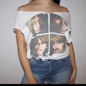 VINTAGE CUT UP CUSTOM BEATLES TEE